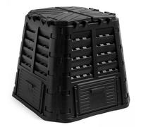 480L Black Outdoor Frost Uv Resistant Compost Bin