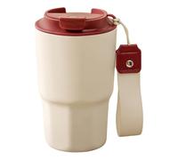 480ml (17oz) 316 Stainless Steel Vacuum Insulated Coffee Mug, Double-Walled Thermal Cup for Office, Car, and Outdoor Use, Leakproof, Portable, Wide Mouth, BPA-Free (Red)