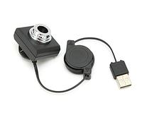 480P Webcam with Automatic White Balance, USB 2.0 High Resolution Wired Computer Camera for PC, Laptop and Desktop, Plug and Play, Webcam for Video Conferencing, Recording, Online Chatting