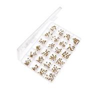 480pcs 24value 50V Monolithic Ceramic Capacitor kit 10pF47pF100pF220pF470pF1n2.2nF3.3nF10nF22nF47nF0.1uF0.22uF1uF2.2uF4.7uF10uF CZAOINCU