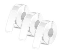 480pcs/3 Rolls Label Printer Tapes for Phomemo D30, 14x40mm Thermal Paper Self-Adhesive Label Waterproof Labeling Stickers for Office School Home (White)
