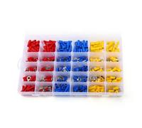 480Pcs Assorted Electrical Wire Terminals Crimp Connectors Spade Insulated Kit