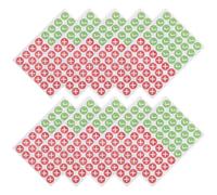 480pcs Check Cross Self Adhesive Label Stickers 10 Sheets