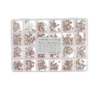480Pcs Monolithic Ceramic Capacitor Assortment Kit - 10Pf to 10Uf, 50V Capacitors Reliable Electronics Projects