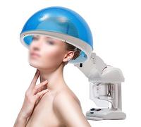 480W 2 in 1 Hooded Hair Steamer and Facial Steamer, 450ml Household Hair/Facial Steam Care Machine, Portable Automatic Beauty Steamers Hood