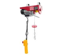480W Electric Hoist, 220V Lifting Crane, 110lbs/220lbs Load, 32.8ft/min Speed, Heavy Duty Electric Wire Hoist with Wired Remote Control for Garage Warehouse Factory