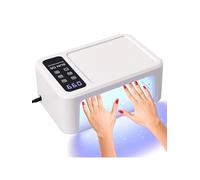 480W UV LED Lamp For Nails 108 LEDs Nail Dryer With Red Light Mode Large Space Manicure 4 Timer Fast-Safety(D5)