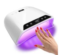 480W UV LED Lamp For Nails 108 LEDs Nail Dryer With Red Light Mode Large Space Manicure 4 Timer Fast-Safety(Z32)