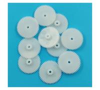48122.5A 0.5M Double-Layer Plastic Gear 25MM Diameter 48+12 Tooth 2.45mm Stacked Gear Motor Toy Accessories 10PCS/LOT