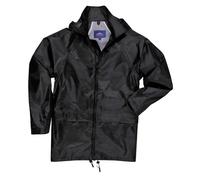 (Black, Medium) Portwest Rain Jacket