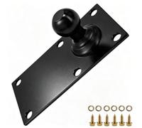 48388 Trailer Tow Bar Ball Socket Plate with 6 Screws 3/8" x 1" Size