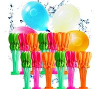485P Rapid-Fill Self-Sealing Water Balloons Easy to Fill Use,Multicolour Water Balloons Rapid-tying sealing,Summer Fun Splash Water Balls for Outdoor Games,Kid Adult Parties and Backyard Water Fights