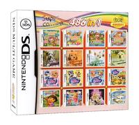 486 in 1 Super Combo Multi-Game Cartridge compatible with Nintendo DS, NDS Lite, DSi, 3DS, 64GB Memory