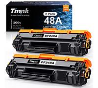 48A CF248A Toner Cartridge Replacement for HP CF248A Black Toner Cartridge Compatible with HP Laserjet Pro M15a M15w M16a / Laserjet Pro MFP M28a M28w M29a M29w Printer (2 Pack, Black)