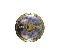 48cm Round Viking Shield PVC Medieval Knight Warrior Gladiator Fancy Dress Prop