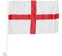 48cm x 31cm England St George Cross Car Flag for Fan Support Parade Sporting Events Vehicles Home Window Decorations