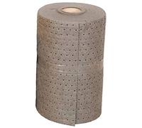48cm x 40m Medium Weight Universal Absorbent Roll - High Capacity Spill Control for Oils, Coolants, Solvents, and Water-Based Liquids
