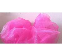 48cmx5m/10M Crystal Yarn Tulle Roll Sheer Wedding Backdrop Decoration Organza Fabric Chair Sash Table Skirt DIY Supplies-Pink,5m