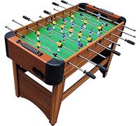 48in Competition Sized Foosball Table, Arcade Table Soccer for Home, Game Room, Arcade w/ 2 Balls, 2 Cup Holders