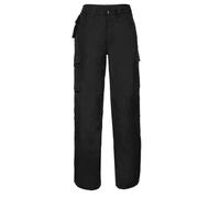 (48L, Black) Russell Mens Heavy Duty Work Trousers