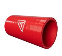 48mm 1 7/8" ID Silicone Straight Hose Joiner Coupler 100mm Length Red