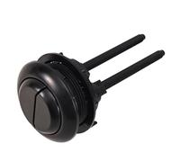 48mm/1.89in Toilet Push Button Replacement, Adjustable Dual Flush Toilet Button Pusher for Aperture Round Universal Tank Push Repair Part for Home Bathroom (Black)