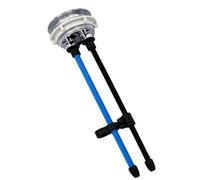 48mm/1.89inch Toilet Tank Button 20cm Extended Dual Push Flush Toilet Button Flush Button Extension Replacement with Threaded Diameter