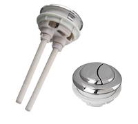48mm/1.9" Toilet Tank Push Button Thread Diameter Dual Push Flushing Button Adjustable Toilet Water Tank Button,Compatible with Glacier Bay Aquasource TOTO,for American Standard,for Geberit