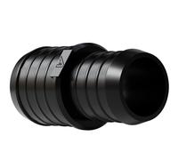 48mm > 30mm (1 7/8" > 1 3/16") Pipe Corrugated Reducing Joiner PVC Barbed Straight Tube Adapter Hose Reducer Fitting Coupling Adapter