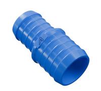 48mm > 30mm Plastic Hose Straight Fitting Reducer Pipe Reducing Adapter Blue