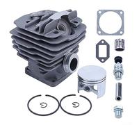 48mm Cylinder and for PISTON Assembly Kit for 034 036 MS360 Chainsaw Spare Parts with Gasket Sealing Ring Bearing Valve Fits Model 1125 020 1215 1125 020 1213