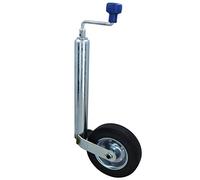 48mm Jockey Wheel For Trailers Caravans With 200mm Steel Centred Wheel