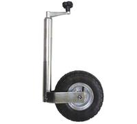 48MM PNEUMATIC TELESCOPIC JOCKEY WHEEL CARAVAN/TRAILER