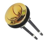 48mm Toilet Push Button Gold, Flush Valve Dual Flush for Water Tanks Double-Bath Toilets Home Tool Parts