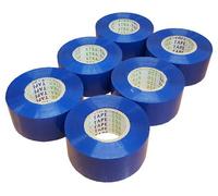 48mm x 150m Extra Long Blue Parcel Sealing Packing Tape Qty 6 Rolls