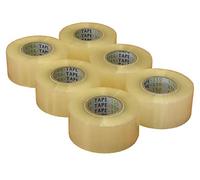 48mm x 150m Extra Long Clear Parcel Sealing Packing Tape Qty 36 Rolls