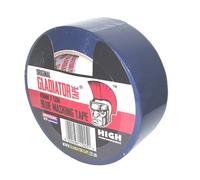 48mm X 50m (12 Pack) Gladiator® BLUE MASKING TAPE PAINTERS CLEAN PEEL MASKING TAPE UV RESISTANT LONG LASTING