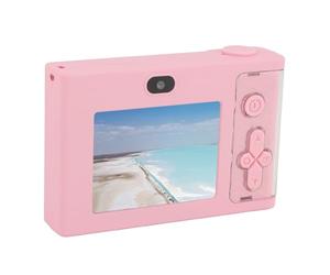 48MP 1080P 8x Digital Zoom Camera, Compact Digital Vlogging Camera with 2.4 Inch TFT Screen, Selfie Mirror for Travel, Simple and Convenient to Use (Pink)