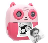 48MP, 1080P Digital Camera, DIY Graffiti, Timer Countdown, 2.4 Inch Screen, Thermal Printing, Travel Camera, 6X Zoom, Music Games, Restore Beauty, 1300mAh Battery, Supports 32GB