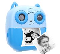 48MP, 1080P Digital Camera, DIY Graffiti, Timer Countdown, 2.4 Inch Screen, Thermal Printing, Travel Camera, 6X Zoom, Music Games, Restore Beauty, 1300mAh Battery, Supports 32GB
