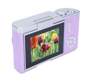 48MP 1080P FHD Digital Camera, Digital SLR Camera for Photography Autofocus, 8x Zoom, 2.4 HD Flip Screen, Built in Flash, Vlogging Video Cameras for Travel (Purple)