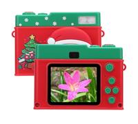 48MP 1080P Xmas Digital Camera, HD Dual Lens 2.0 Inch IPS Screen Compact Small Point and Shoot Digital Cameras with MP3 Games Travel Portable Video Cameras for Kids Teens