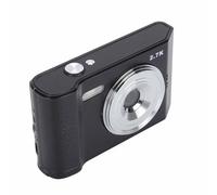 48MP 2.7K Digital Camera, 8x Zoom Auto Focus Digital Camera Anti Shake Compact for Traveling (Black)