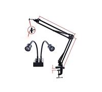 48MP 4K 1080P HDMI USB Digital Camera Industrial Video Image Microscope (Color : Screw Stand Lamp)