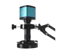 48MP 4K 1080P HDMI USB Industrial Video Digital Microscope Camera 130X Zoom C Mount Lens with 370mm Cantilever stand