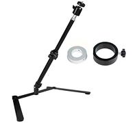 48MP 4K 1080P HDMI USB Industrial Video Microscope Camera 1-130X Zoom C Mount Lens Overhead Desktop Tripod for Repair Soldering (Color : Holder with ring)