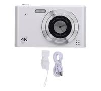 48MP 4K Kids, Camera with 16X Zoom, for Boys Girls, White, 32GB Card, Anti Shake, Compact Small, for Children Teen (White)