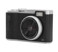 48MP Digital Camera, 1080P 16x Zoom Compact Point Shoot Camera, 2.4 Inch Autofocus Vlogging Camera with Fill Light, for Boys Girls Kids (Black)