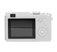 48MP Digital Camera, 1080P Selfie Camera 16x Zoom, Compact Portable Camera with 2.4 Inch Screen, Prevent Shaking, for Travel, Stylish Design with Retro Feel (White)