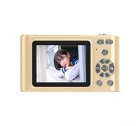 48MP Digital Camera Supporting 4K Video, 16X Digital Zoom, 2 4 Inch Screen, Antishake Technology, Face Detection, And Time Lapse Functions For Enhanced Photography(Gold)